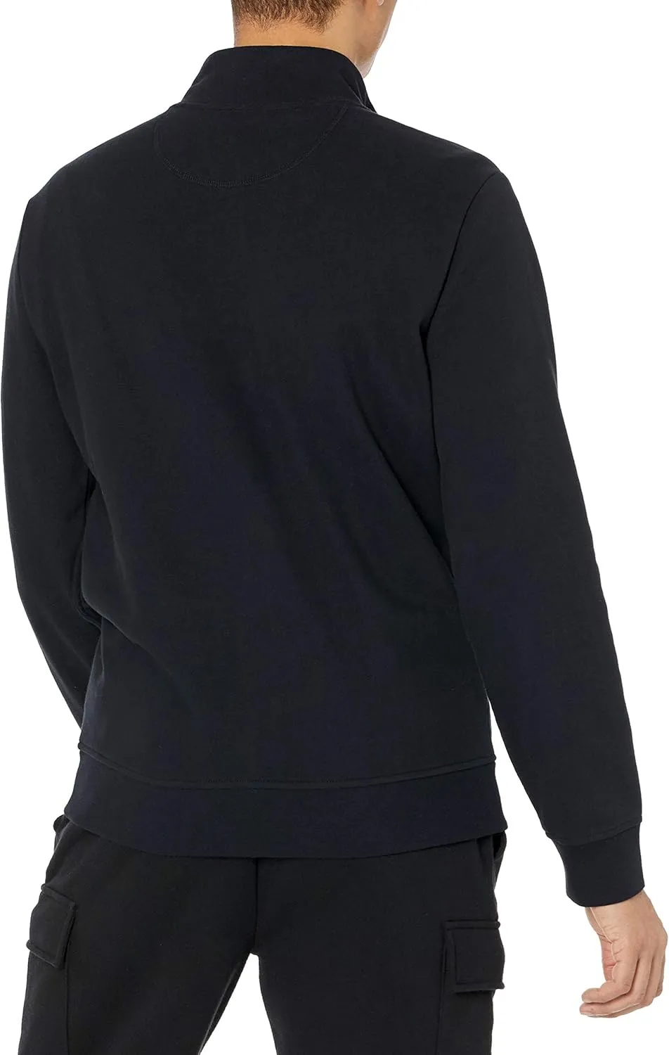 Amazon Essentials Men's Zip Up Sweatshirt, Lightweight French Terry, Mock Neck