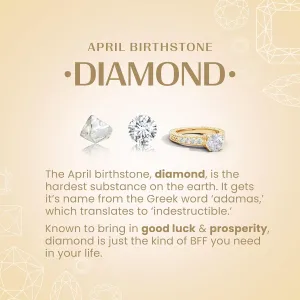 Angara Lab Grown Sideways Twist Diamond Accent Infinity Ring in 14K Solid Gold/Platinum | April Birthstone, Birthday, Engagement, Anniversary, Wedding Jewelry Gift for Women