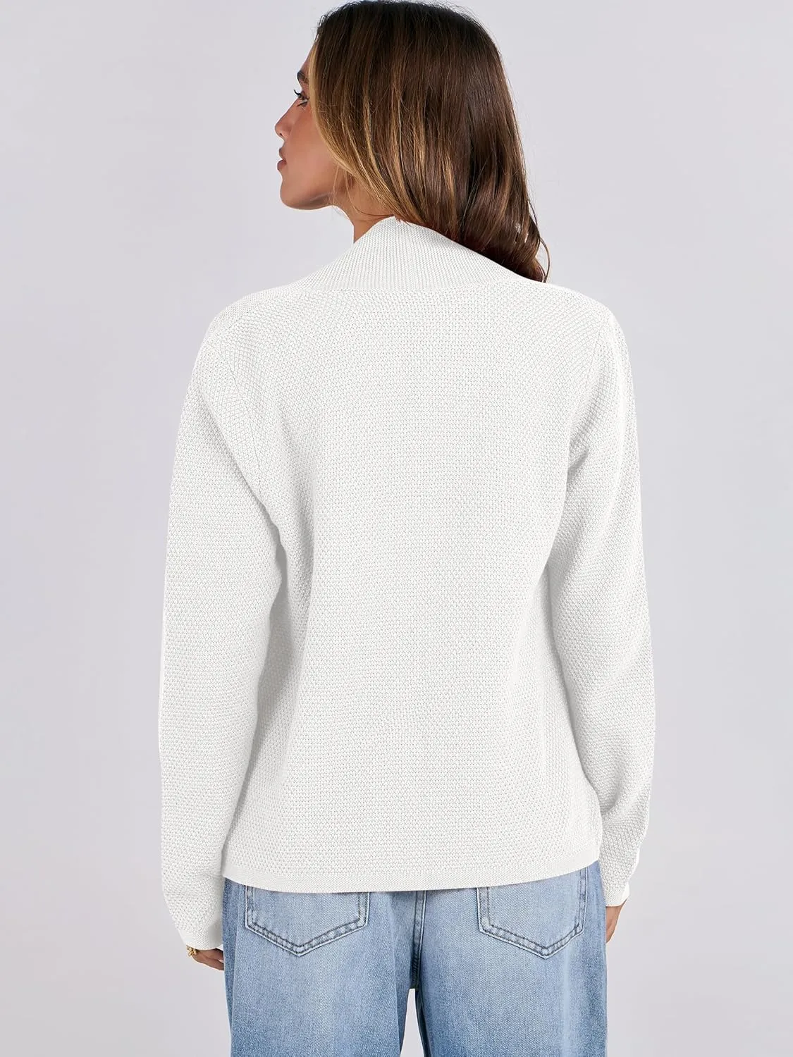 ANRABESS Womens Cardigan Sweater 2025 Casual Waffle Knit Long Sleeve Button Down Fall Fashion Jackets Outwear