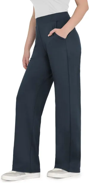Bamans Dress Pants Women Bootcut Flare Leggings High Waisted Work Business Office Trousers Yoga Slacks with Pockets