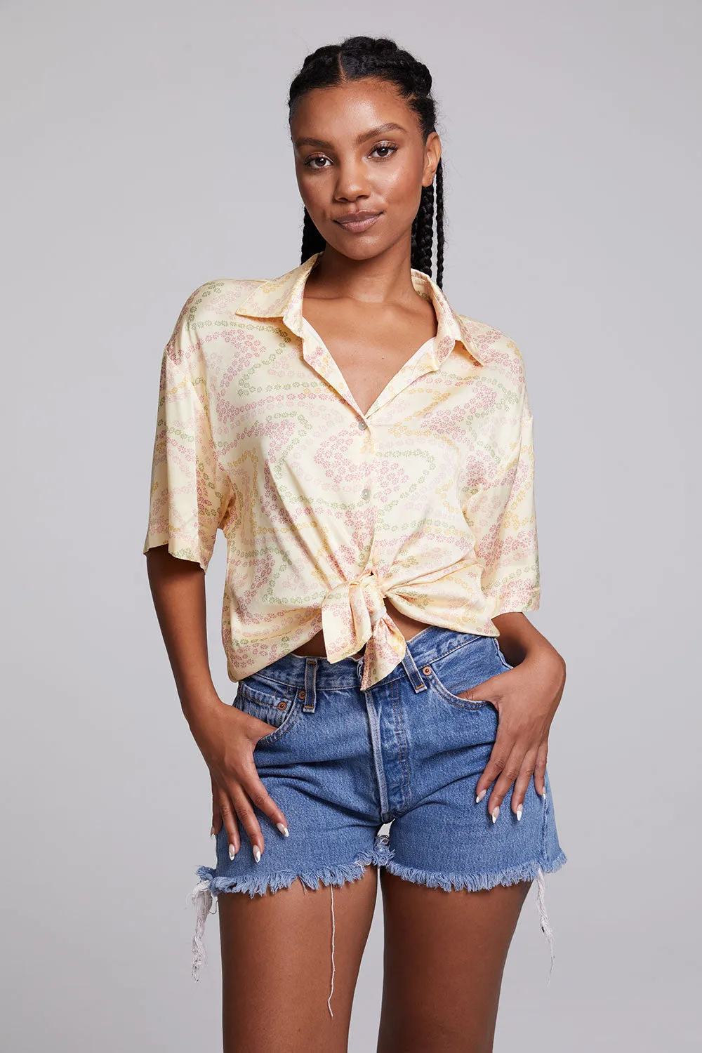 Bocelli Vanilla Button Down
