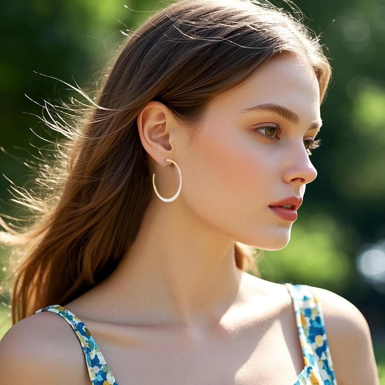 Colorful Enamel Hoop Earrings for Women 18K Real Gold Plated Open Hoop Earring Hypoallergenic Stainless Steel Enamel Earring Jewelry Gift for Wife Girlfriend