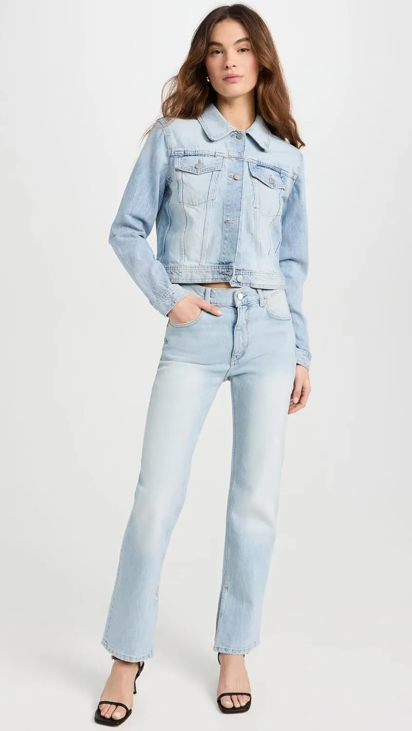 DL1961 Women's Vika Jacket Classic Denim