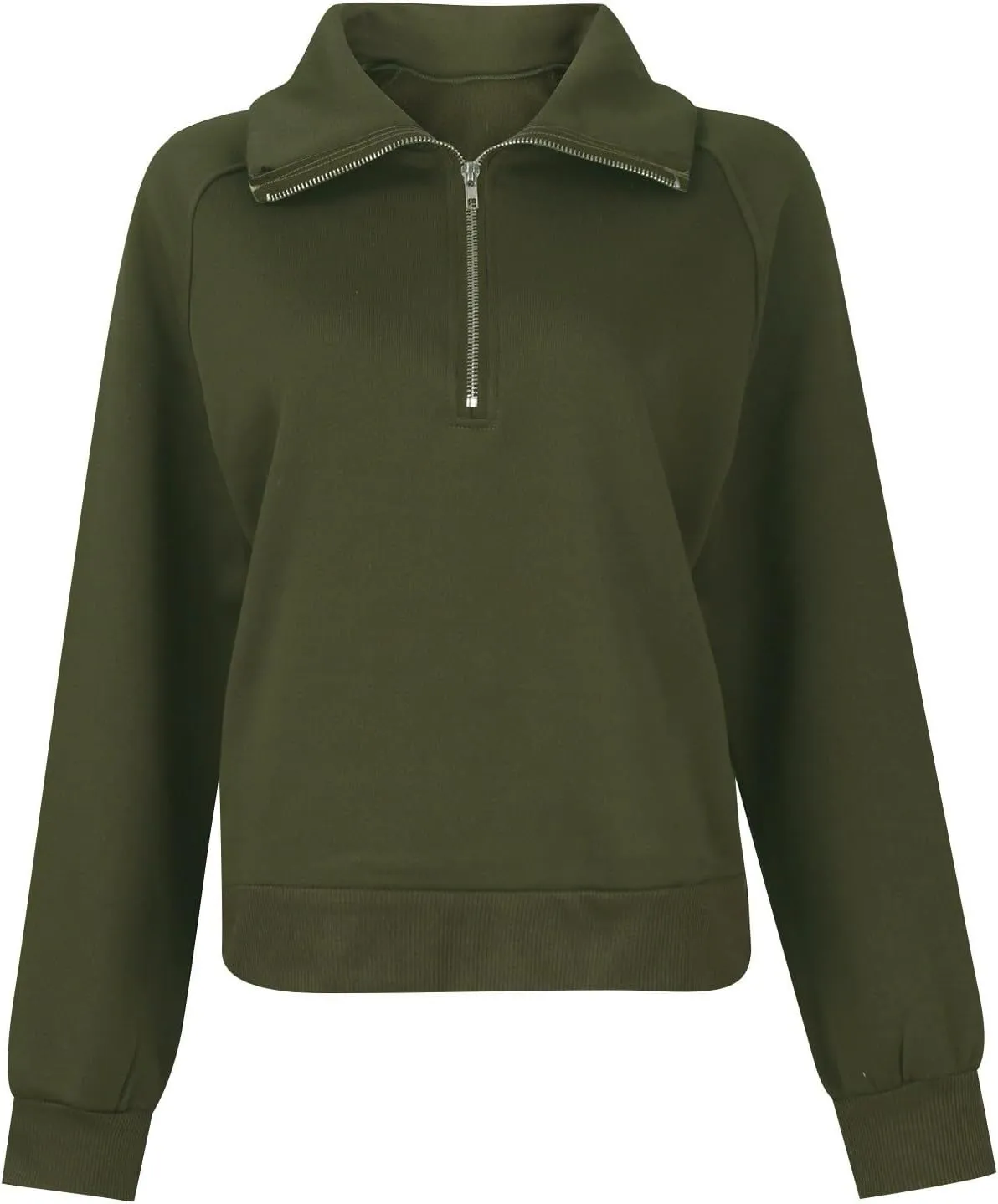 Fleece Half Zip Pullover Women Oversized Quarter Zip Sweatshirt Casual Long Sleeve Fall Sweatshirts Y2k Preppy Clothes