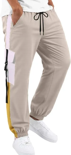 Fleece Lined Pants Men Pajama Baggy Tactical Bike Smarty Skinny Athletic Regular Fit with Pockets Basketball