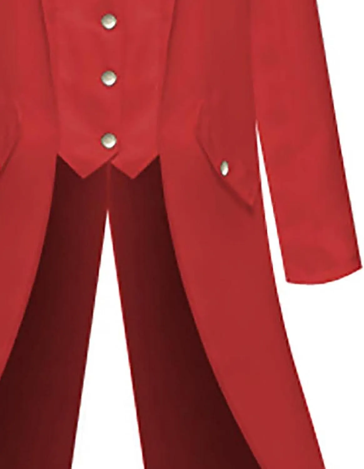 FRMUIC Mens Medieval Steampunk Tailcoat Halloween Joker Costumes, Renaissance Pirate Vampire Gothic Jackets Frock Coat