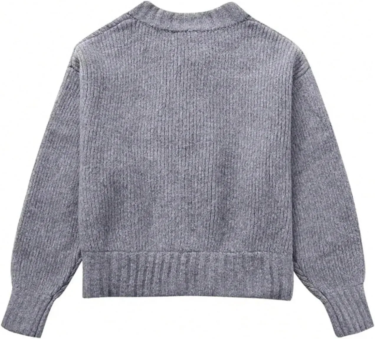 GORGLITTER Women's Knitted Zip Up Sweater Cardigan Fall Trendy Long Sleeve Sweaters Jacket Fashion Outfits 2024
