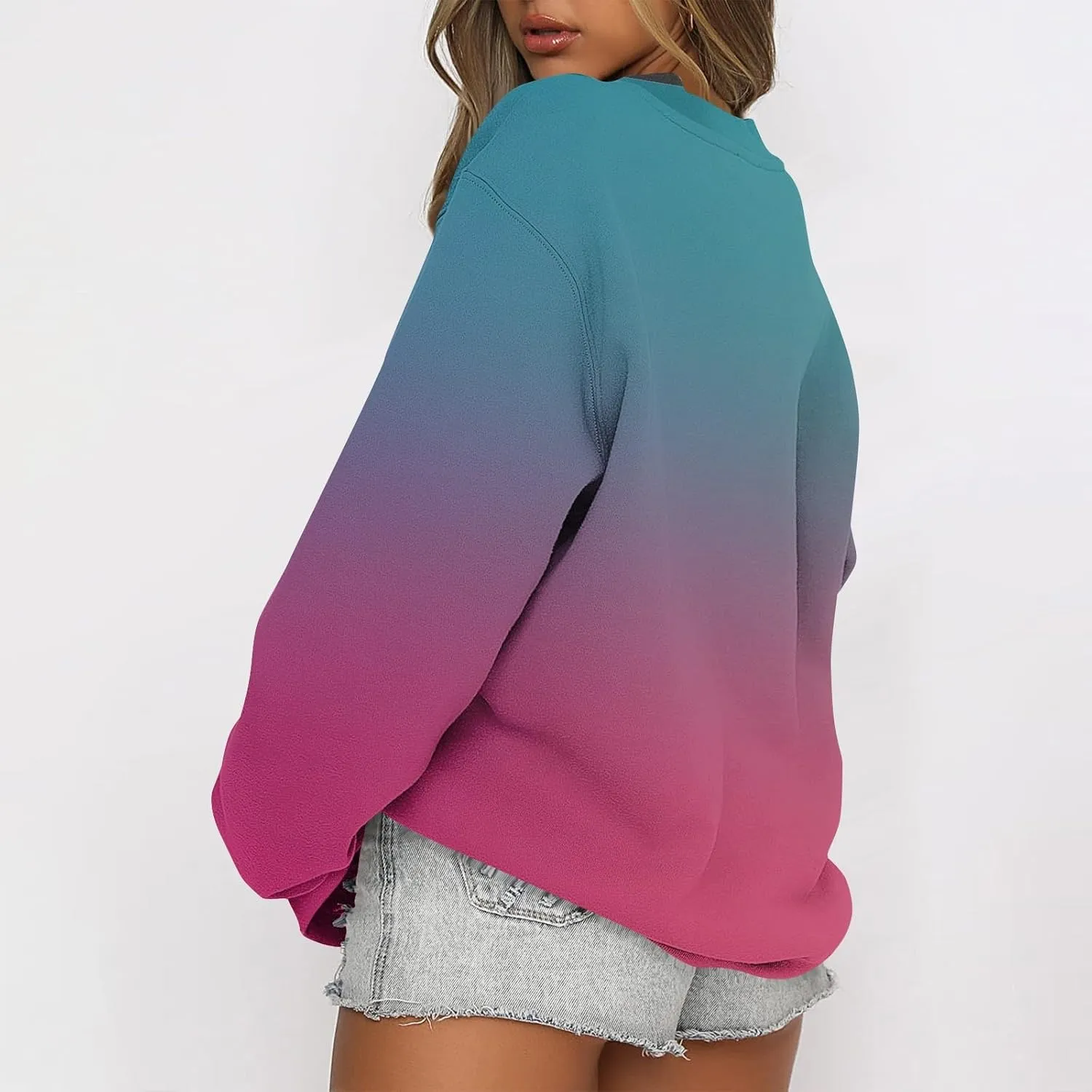 Graphic Sweatshirts for Women Oversized Crewneck Sweatshirt Lightweight Cute Hoodies Fall Sweatshirts for Women