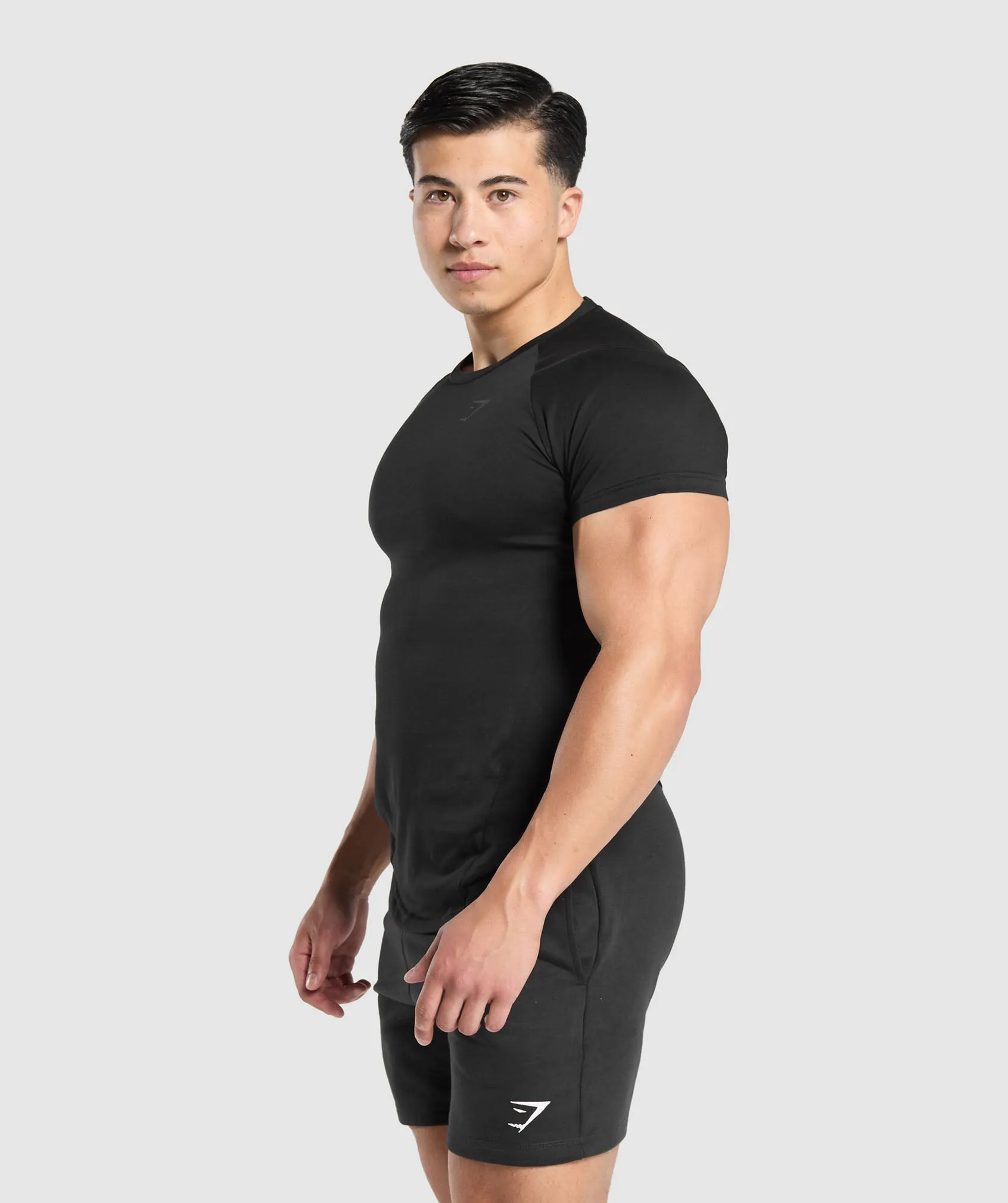 Gymshark Bold T-Shirt - Black/Onyx Grey