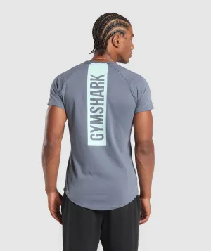 Gymshark Bold T-Shirt - Iron Blue
