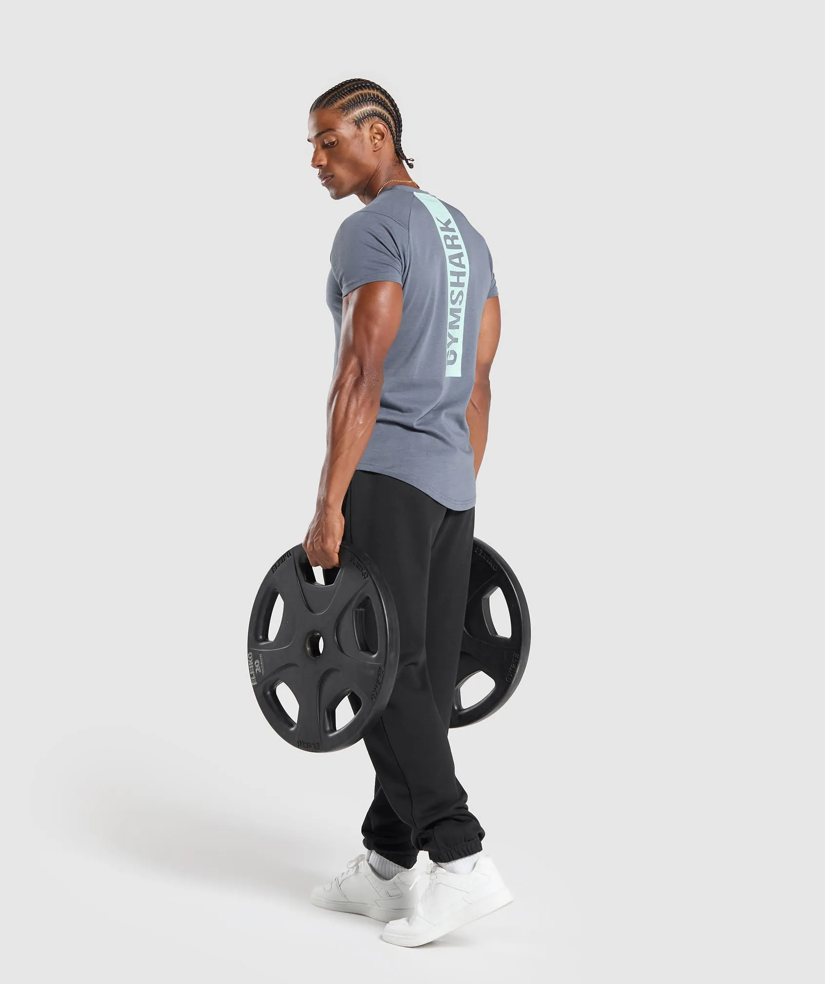 Gymshark Bold T-Shirt - Iron Blue