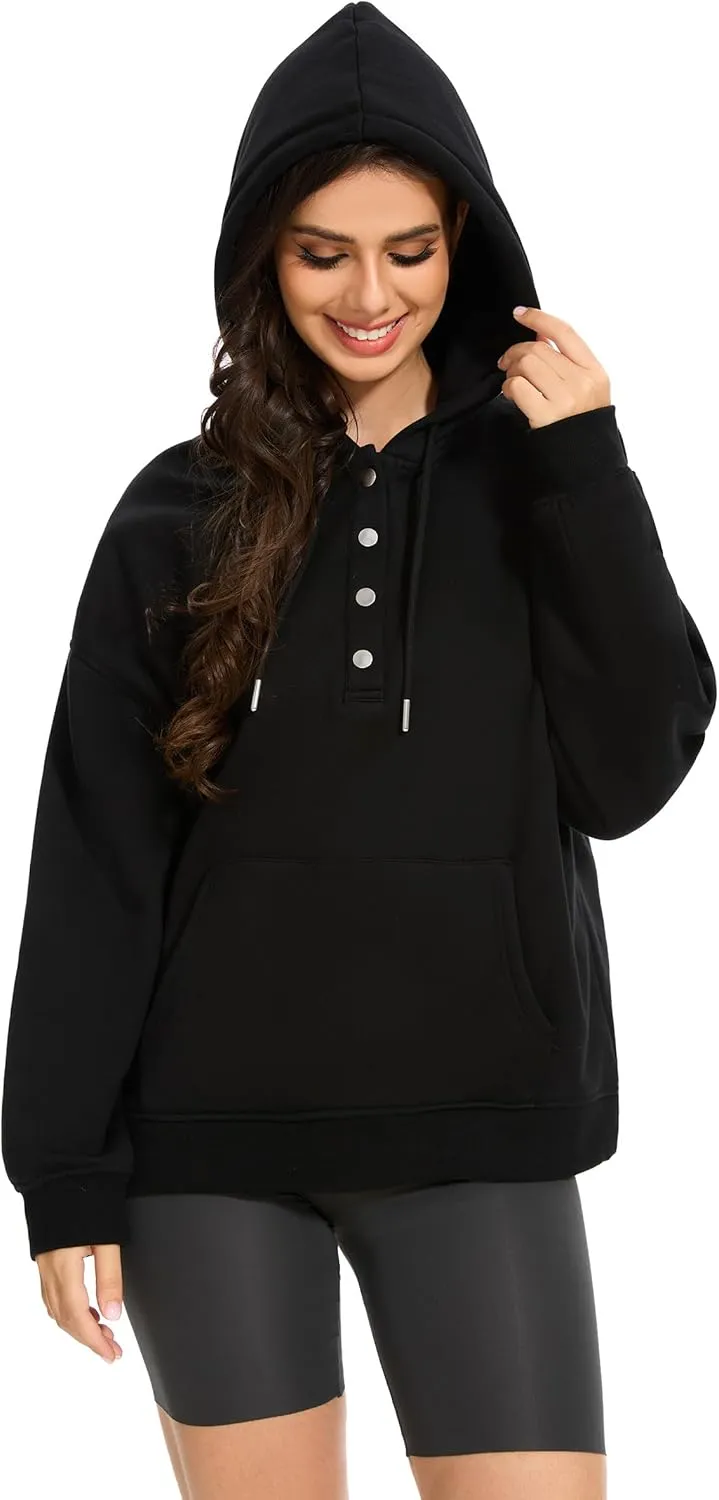 Halloween Womens Oversized Hoodies Fleece Sweatshirts Long Sleeve Sweaters Pullover Fall Outfits with Pocket