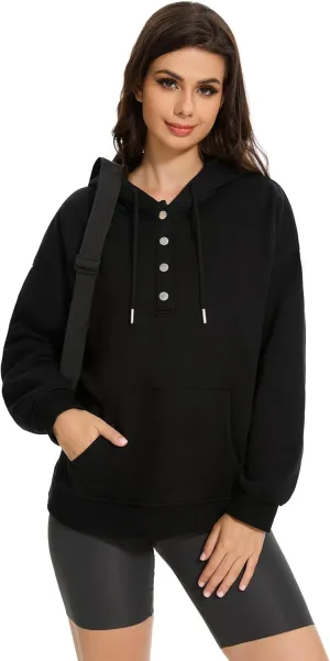 Halloween Womens Oversized Hoodies Fleece Sweatshirts Long Sleeve Sweaters Pullover Fall Outfits with Pocket