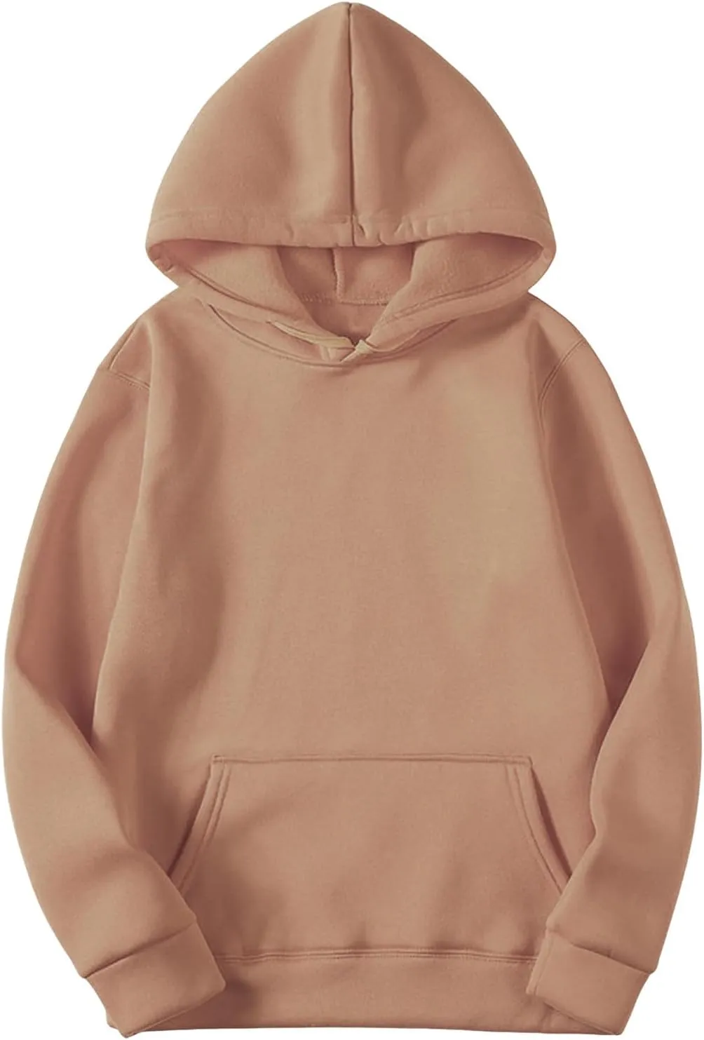 Hoodies For Women Oversized Fleece Sweatshirts Long Sleeve Casual Hooded Basic Pullover 2024 Fall Outfits Sweater