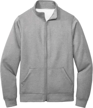 Joe's USA Men's Fleece Cadet Collar Full Zip Sweatshirts in S-4XL