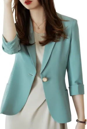 Kedera Womens Blazers & Suit Jacket Casual Work Blazer Office Jacket Slim Fit Blazer for Business Lady