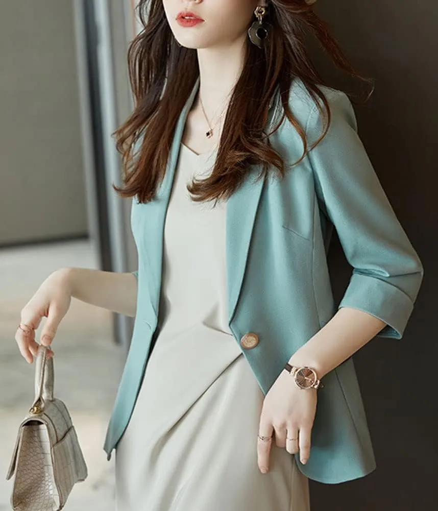 Kedera Womens Blazers & Suit Jacket Casual Work Blazer Office Jacket Slim Fit Blazer for Business Lady