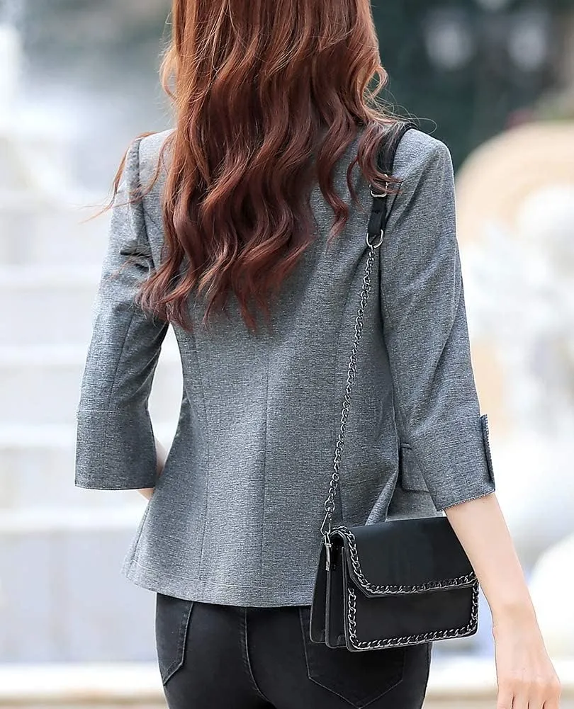 Kedera Womens Blazers & Suit Jacket Casual Work Blazer Office Jacket Slim Fit Blazer for Business Lady