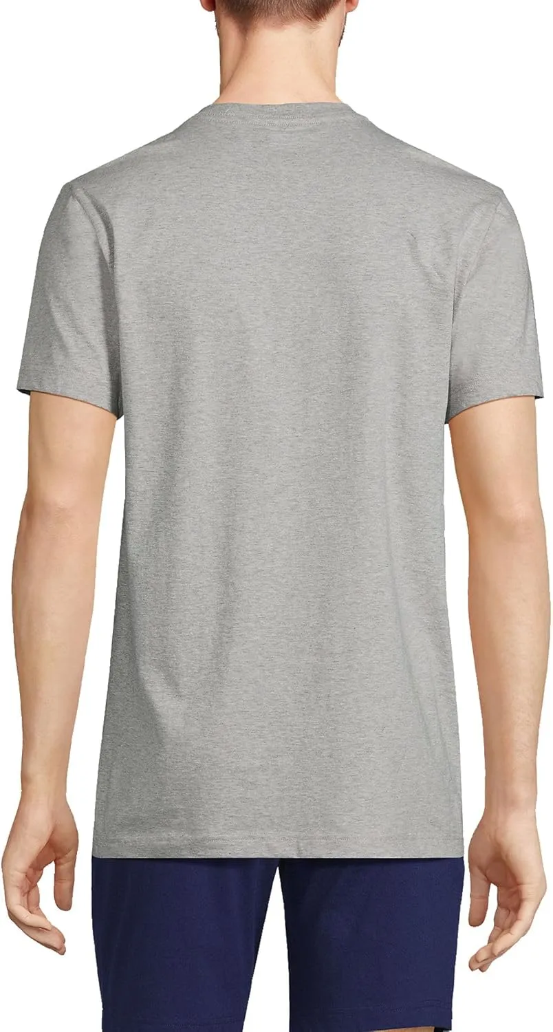 Lands' End Men's Crewneck Undershirt 3 Pack