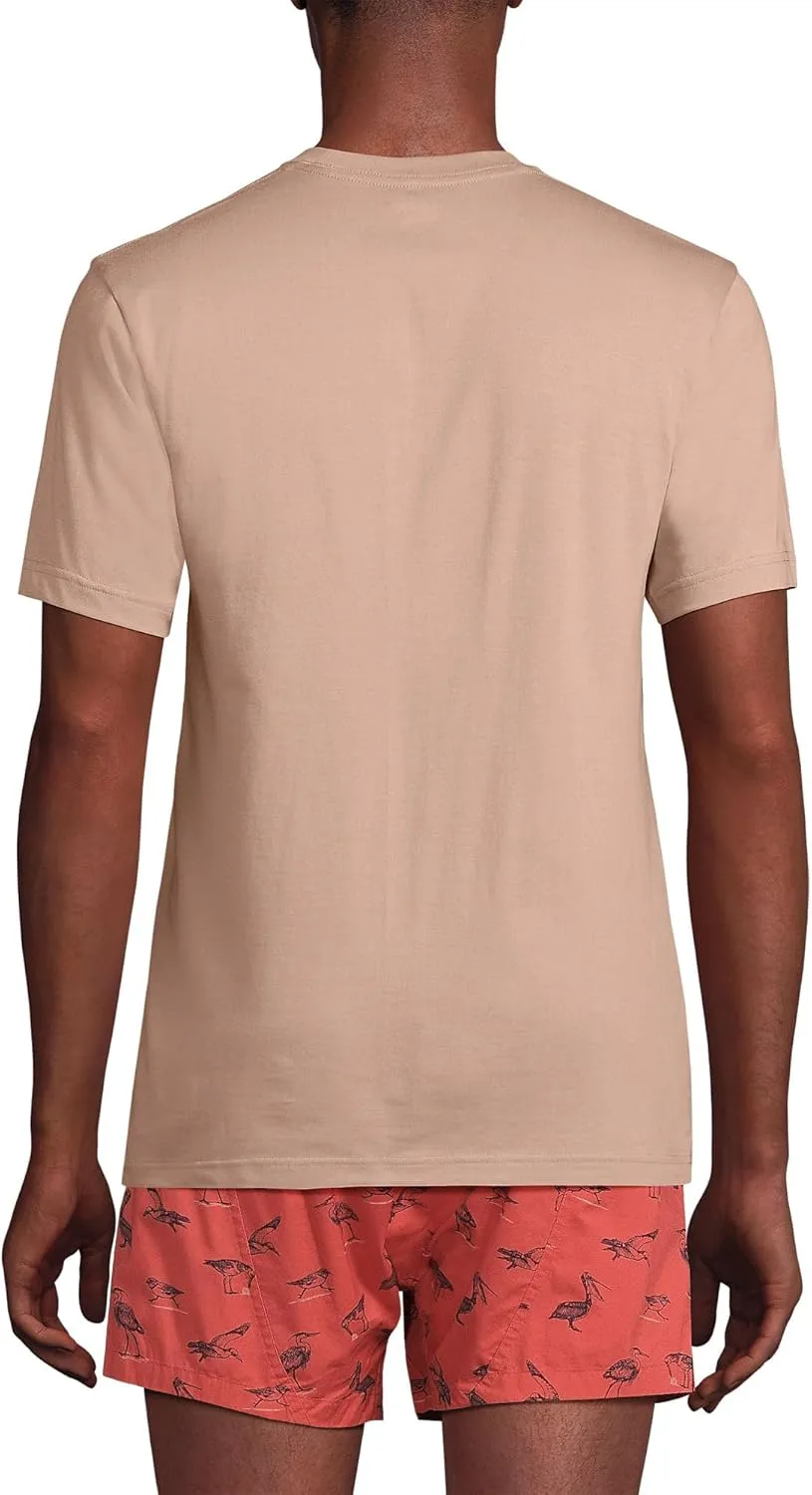 Lands' End Men's Crewneck Undershirt 3 Pack