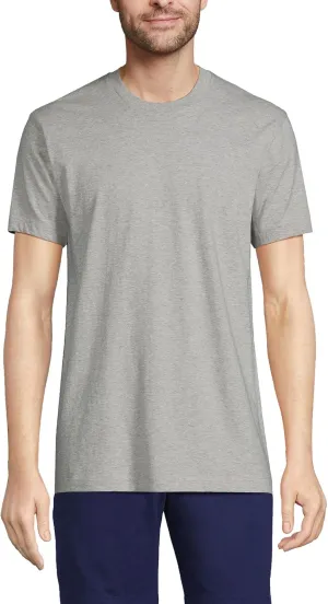 Lands' End Men's Crewneck Undershirt 3 Pack