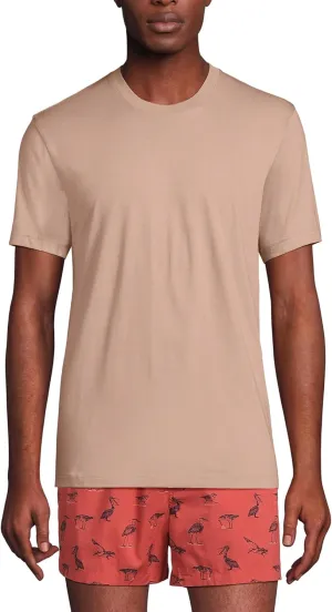 Lands' End Men's Crewneck Undershirt 3 Pack