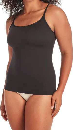 Maidenform Women's Shapewear Cami Tank Top, Tummy Control Tank, Longer Length Back-Smoothing Tank