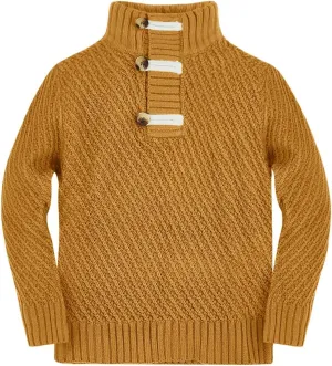 Makkrom Toddler Sweater Baby Boy Girl Turtleneck Cable Knit Sweaters Long Sleeve Christmas Outwear Spring Fall Winter