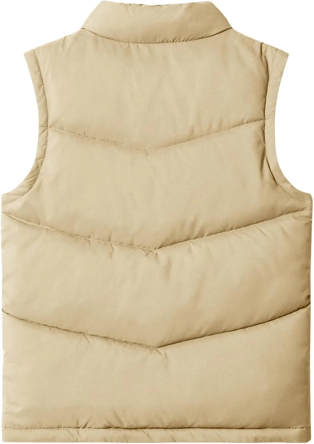 Meikulo Boys Zip Up Puffer Vest Kids Stand Collar Quilted Gilet Sleeveless Jackets Outwear with Pockets