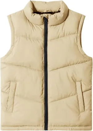 Meikulo Boys Zip Up Puffer Vest Kids Stand Collar Quilted Gilet Sleeveless Jackets Outwear with Pockets