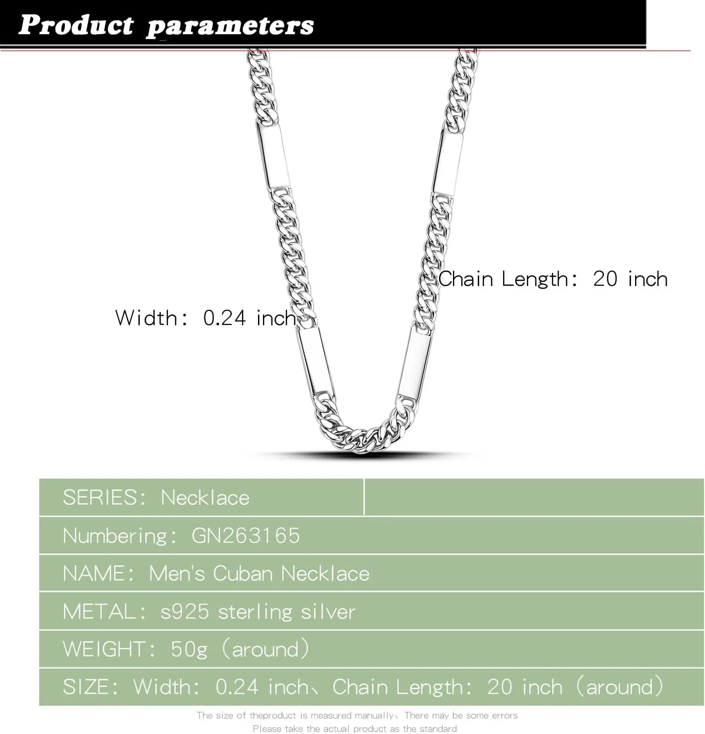 Men 925 Sterling Silver 4-6mm Miami Cuban Link Necklace Fashion Women 18 "20" 22 "24" 26 "28" 30" Solid Silver Chain Choker Hip Hop Fine Jewelry Gift