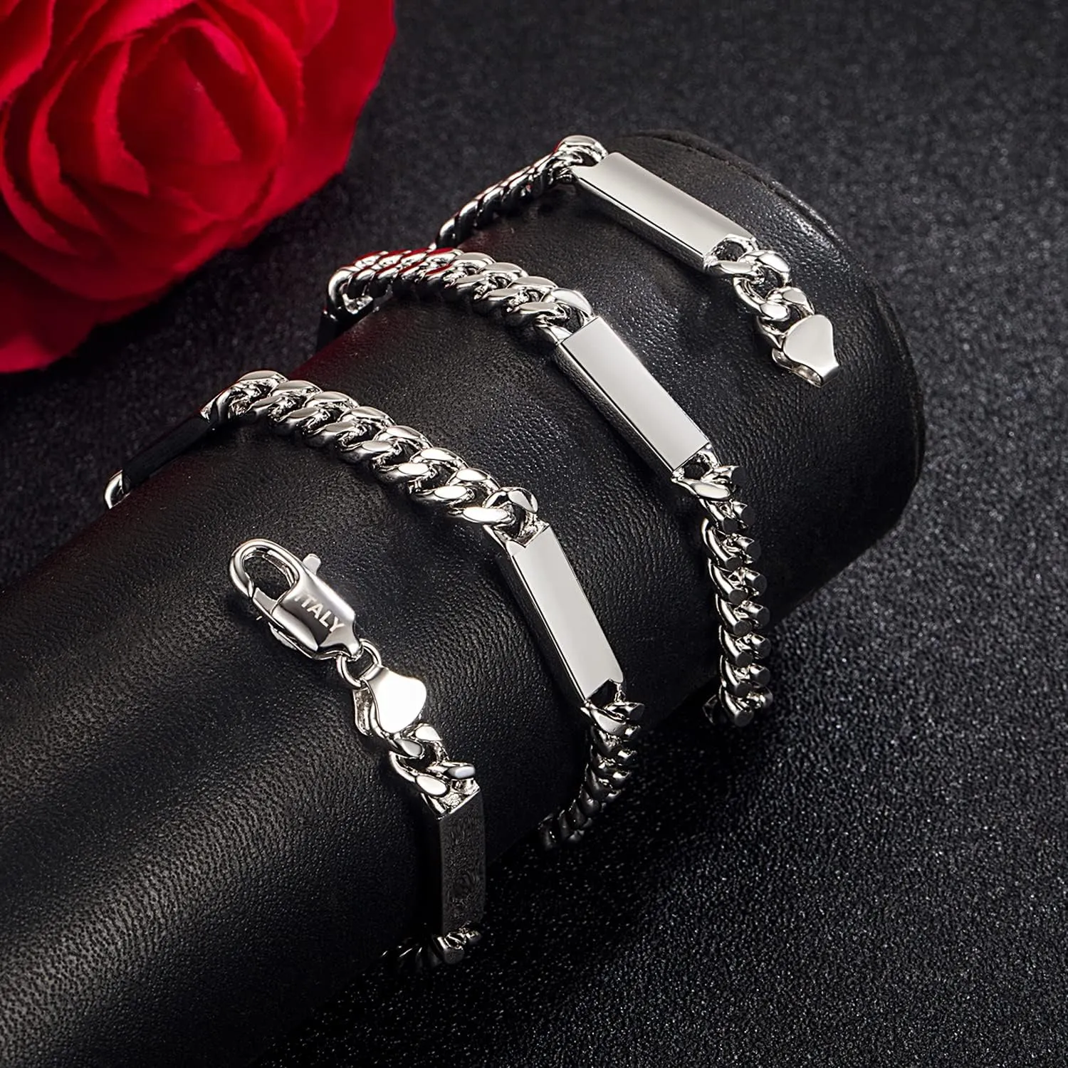 Men 925 Sterling Silver 4-6mm Miami Cuban Link Necklace Fashion Women 18 "20" 22 "24" 26 "28" 30" Solid Silver Chain Choker Hip Hop Fine Jewelry Gift