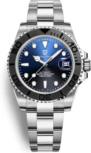 Men Watches Pagani Design Watch for Men Automatic NH35 Mechanical 100M Waterproof Stainless Steel Sapphire Glass Yacht Wristwatch PD-1651