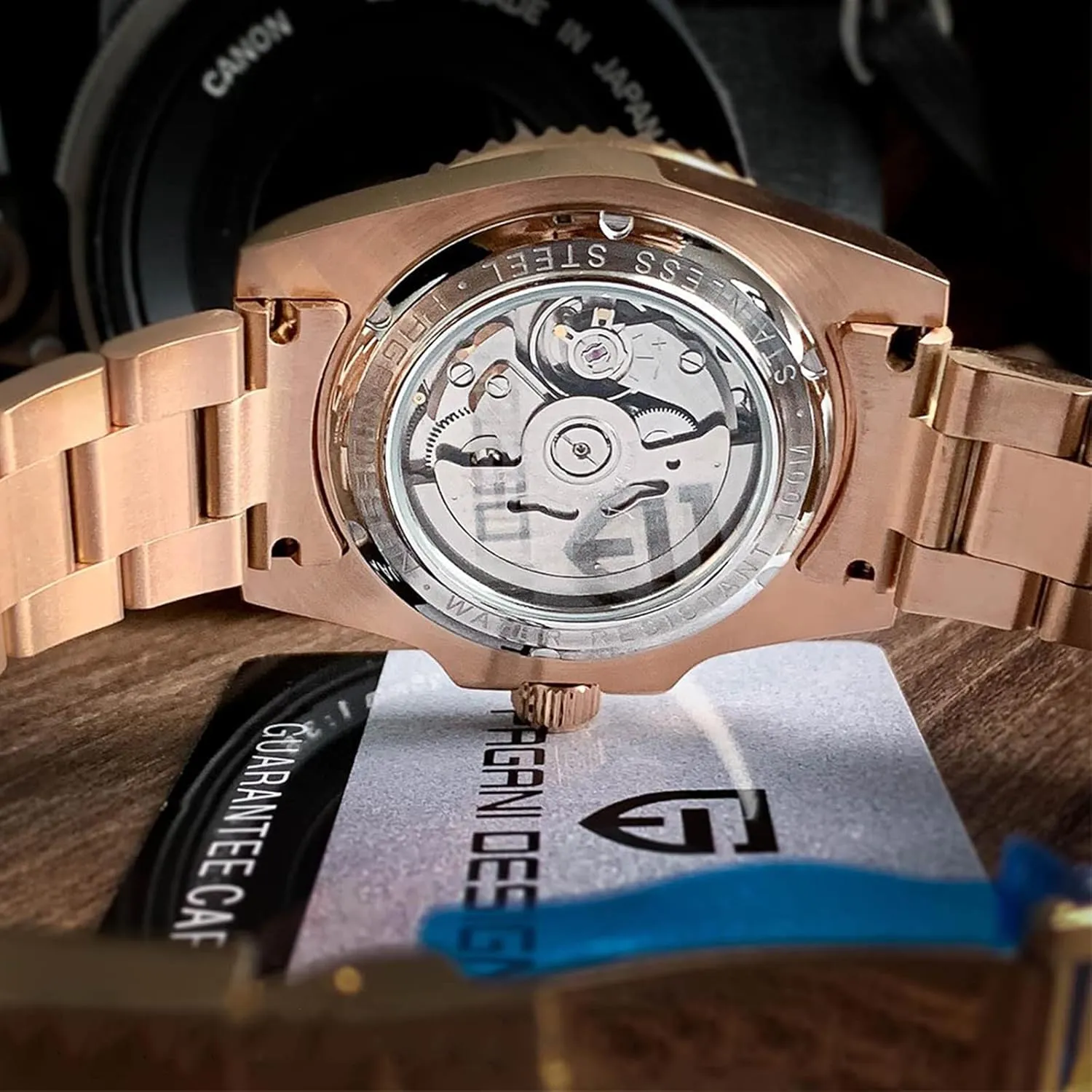 Men Watches Pagani Design Watch for Men Automatic NH35 Mechanical 100M Waterproof Stainless Steel Sapphire Glass Yacht Wristwatch PD-1651