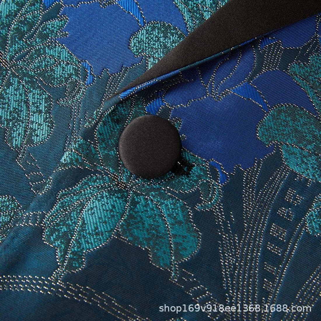 Men's Vintage Jacquard Suit Jacket Blazer Blazers Prom, Banquet, Dinner, Wedding, Prom, Party