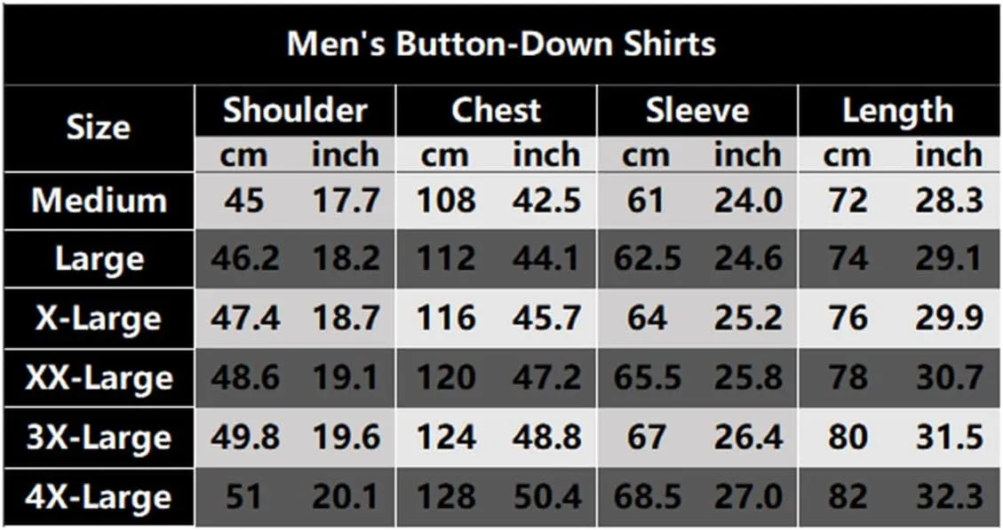 Men's Work Shirt Long Sleeve Regular Fit Quick Dry Casual Sport Shirts