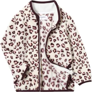 Mud Kingdom Unisex Kids Fleece Jacket Printing Zip Up
