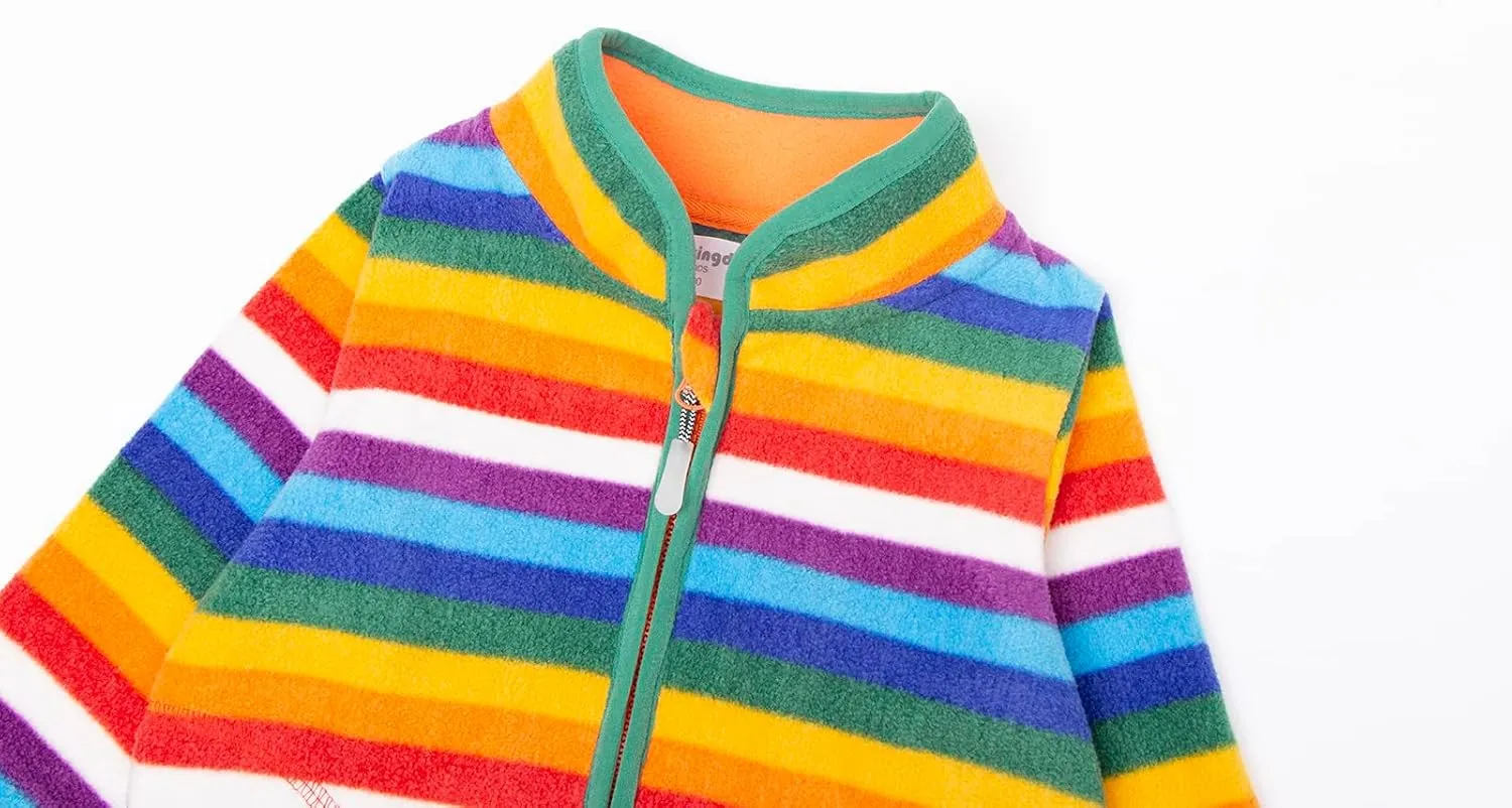 Mud Kingdom Unisex Kids Fleece Jacket Printing Zip Up