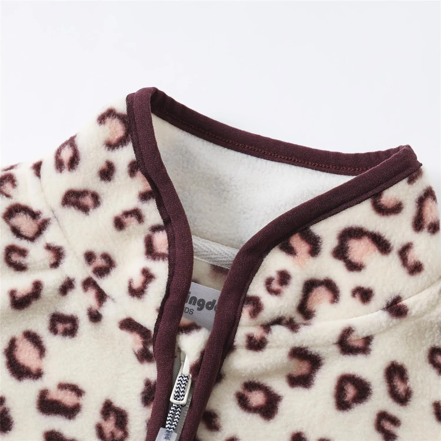 Mud Kingdom Unisex Kids Fleece Jacket Printing Zip Up
