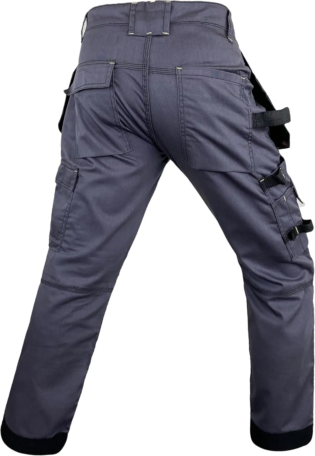 Notus Mens Construction Tactical Carpenter Multi-Pockets Cordura Knee and Holster Pockets Reinforced Work Pants