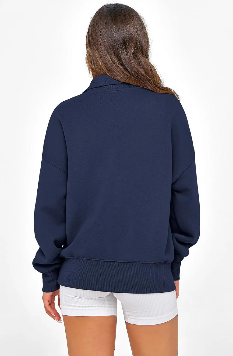 PRETTYGARDEN Womens Half Zip Sweatshirts Fleece Hoodies 2024 Trendy Long Sleeve Pullover Tops Fall Winter Outfits with Pocket