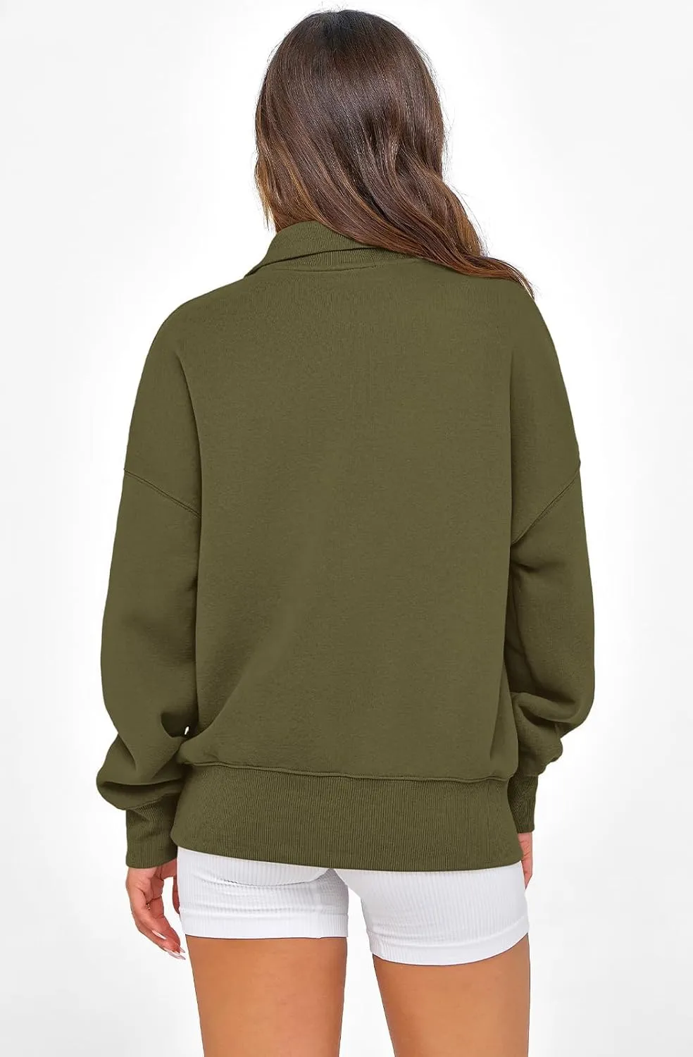 PRETTYGARDEN Womens Half Zip Sweatshirts Fleece Hoodies 2024 Trendy Long Sleeve Pullover Tops Fall Winter Outfits with Pocket