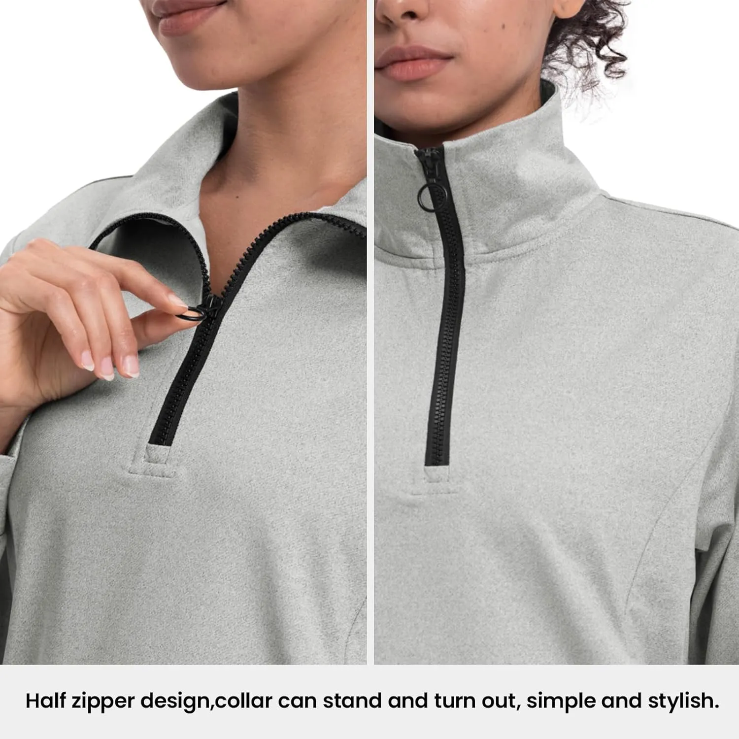 Rdruko Lounge Sets For Women 2 Piece Outfits Sweatsuit Half Zip Sweatshirts and Wide Leg SweatPants Tracksuit Suit