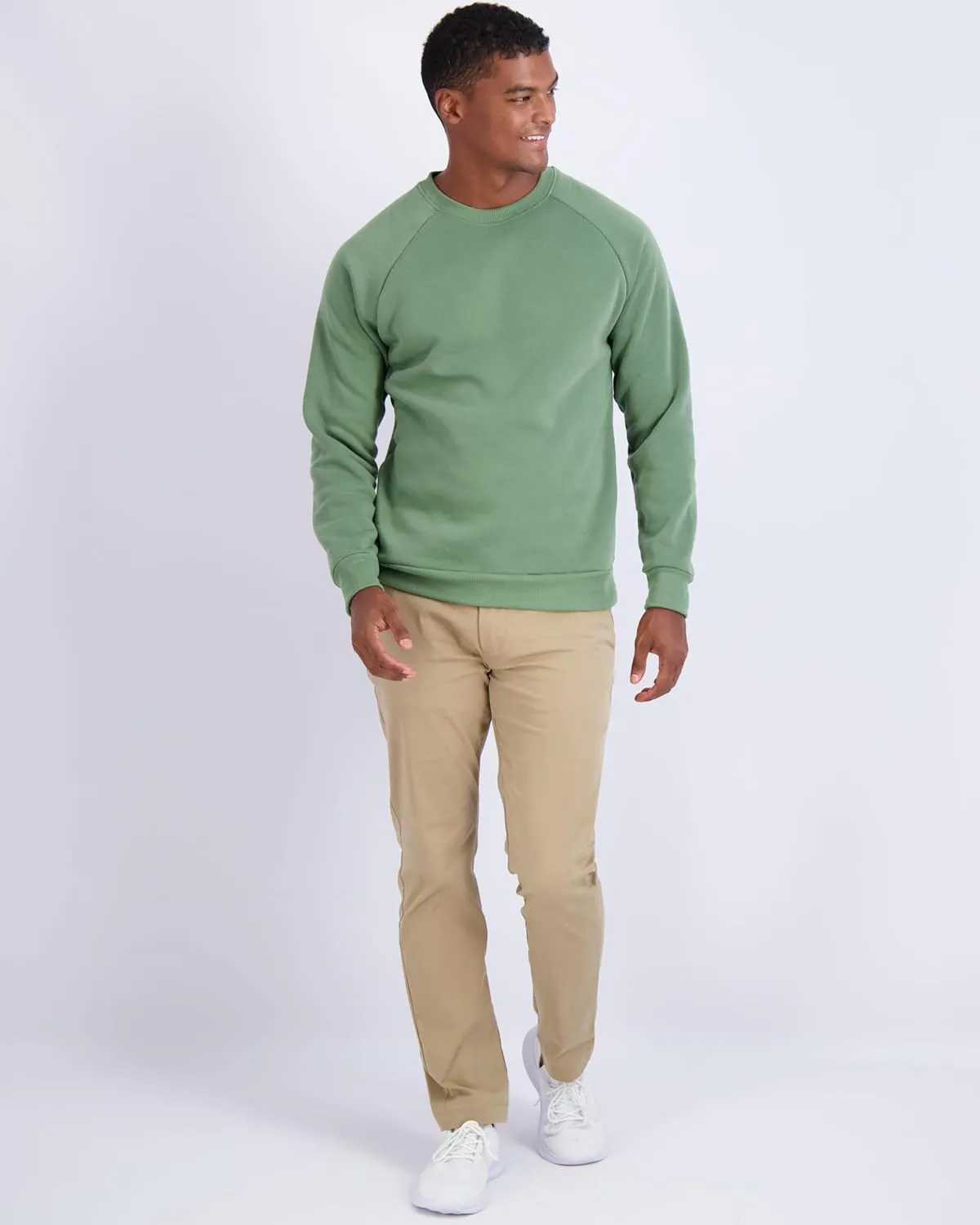 Real Essentials 3 Pack: Men's Soft Plush Fleece Crewneck Sweatshirt - Athletic Pullover Sweater (Available In Big & Tall)