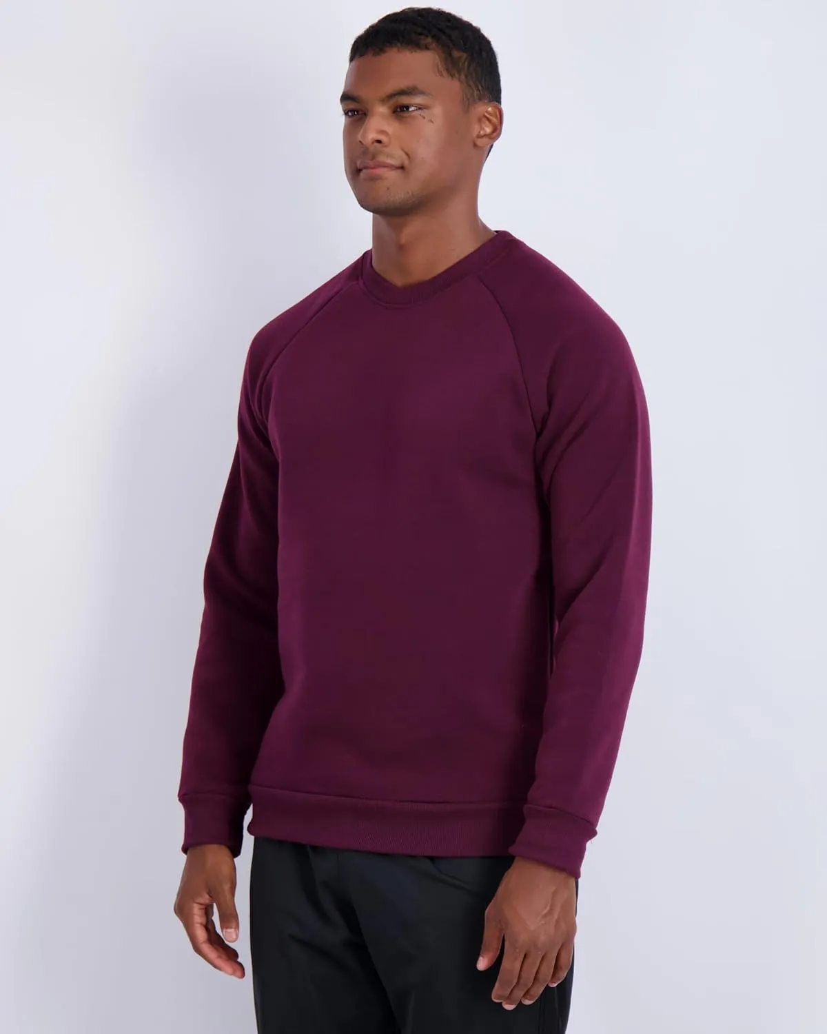 Real Essentials 3 Pack: Men's Soft Plush Fleece Crewneck Sweatshirt - Athletic Pullover Sweater (Available In Big & Tall)