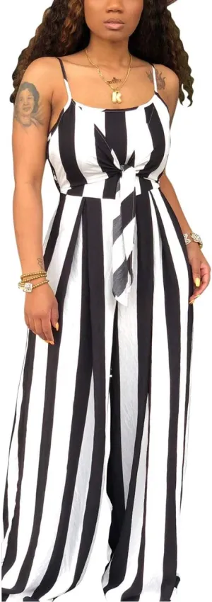 Rompers for Women Sexy Summer Casual Straps Short Pants Jumpsuits with Pockets Zipper