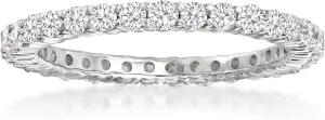 Ross-Simons 1.00 ct. t.w. Diamond Eternity Band in 14kt White Gold