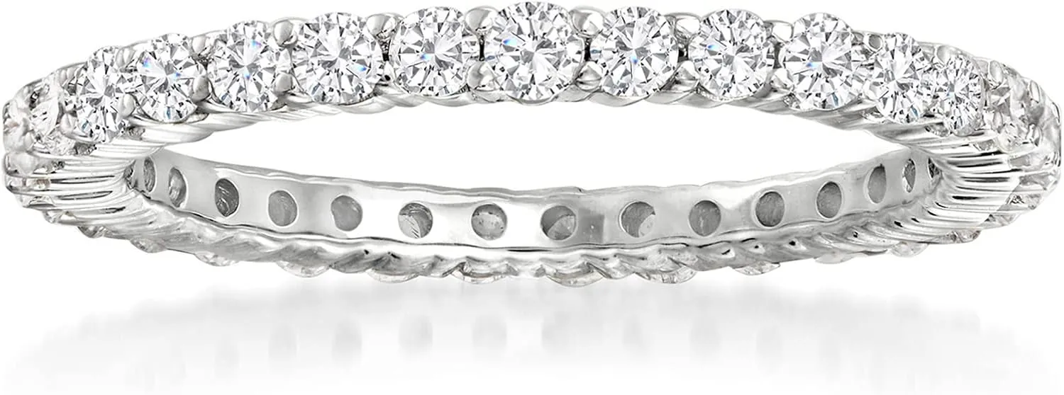 Ross-Simons 1.00 ct. t.w. Diamond Eternity Band in 14kt White Gold