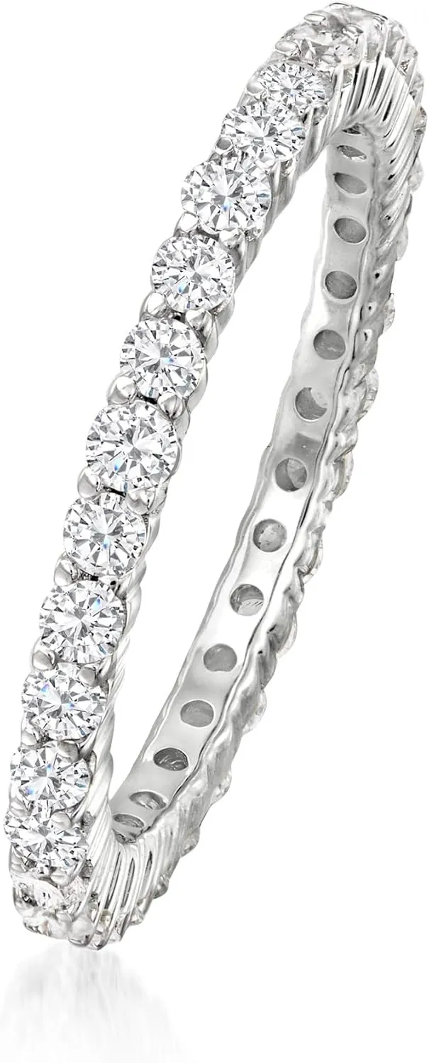 Ross-Simons 1.00 ct. t.w. Diamond Eternity Band in 14kt White Gold