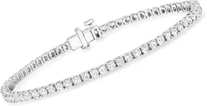 Ross-Simons 3.00 ct. t.w. Lab-Grown Diamond Tennis Bracelet in Sterling Silver
